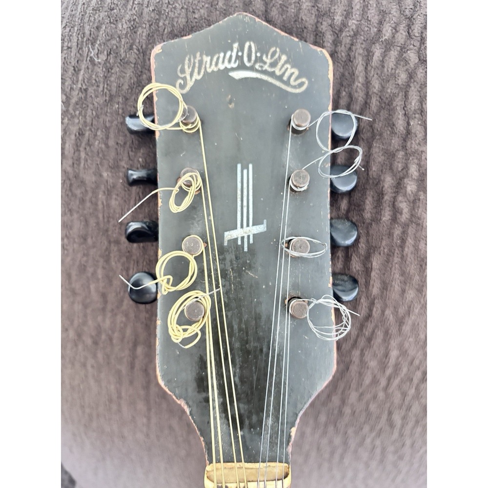 VTG 1940-50s Strad-O-Lin A-Style Mandolin 25" Playable Great Tone (see desc) - Picture 7 of 13